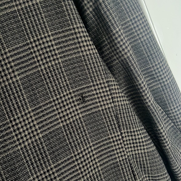 VINTAGE Gianfranco Ruffini Italy Houndstooth Plaid Wool Blazer Jacket - Picture 6 of 6